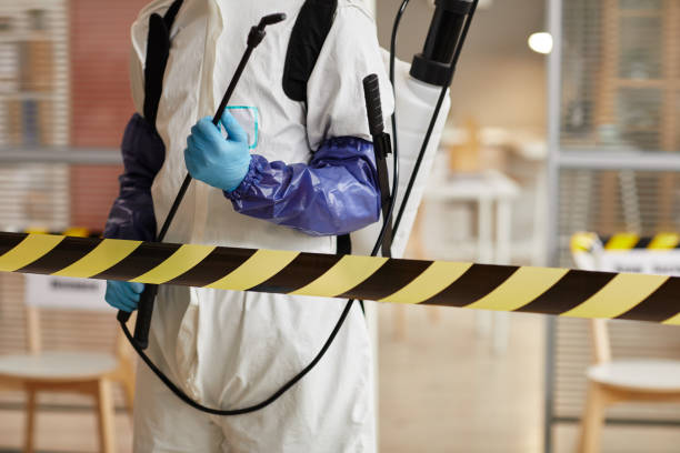 Professional Biohazard Cleanup technician working in Brentwood, MO